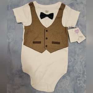 Little Treasure Bow Tie Bodysuit